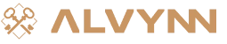 Alvynn Casino Logo: Symbol und Schriftzug des Glücksspielanbieters